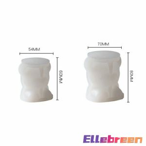 Silicone 3D Bear Molder Ice-making Ice Cube Ice Mold Box Ice Cream Coffee Chocolate Molder