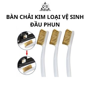Bàn chải kim loại vệ sinh đầu phun nhựa dành cho máy in 3D