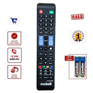 Điều khiển Smart tivi Mobell 40s600A 43s600A - Hàng tốtcó tặng kèm pin