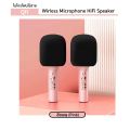 ไมโครโฟนไร้สาย รุ่น Q11 TWS ร้องเพลงเล่นคาราโอเกะ Wirless Microphone HiFi Speaker ไมโครโฟนคอนเดนเซอร์  [3สี ดำ/เขียว/ชมพู]. 