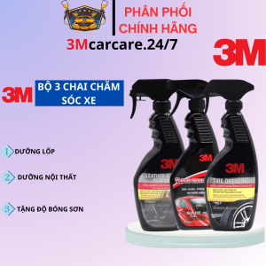 BỘ SẢN PHẨM CHĂM SÓC XE TẠI NHÀ 3M THÁI LAN- 𝐃𝐨 𝐢𝐭 𝐲𝐨𝐮𝐫𝐬𝐞𝐥𝐟.
