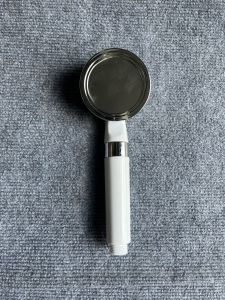 Tay Sen Vòi Hoa Sen Tắm Visenta Nhựa Tăng Áp Bộ Sen Tắm Nhựa Trắng Xi Mạ Crom Ren 21 ST21