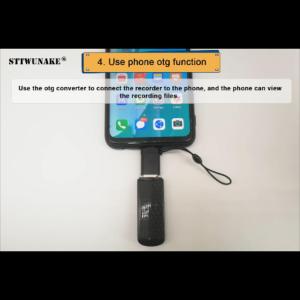 STTWUNAKE voice recorder mini hidden small recording spy dictaphone micro audio sound digital professional USB flash drive secret