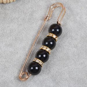 Korean fashion simple ladies pearl brooch pin dress decorative buckle pin jewelry brooch