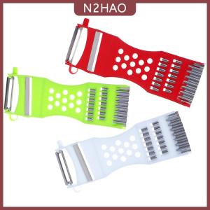 N2HAO Đa chức năng tiện ích nhà bếp Rau Trái Cây Peeler parer julienne cắt công cụ