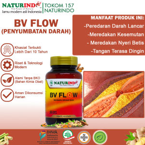 Obat Herbal pelancar peredaran darah Herbal Kapsul Bv Flow