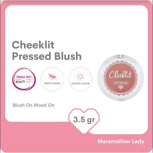 Emina Cheek Lit Pressed Blush 3.5g - Blush On Padat