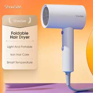 Hair Dryer Foldable Hot and Cold Large Air Volume Anion 1800W