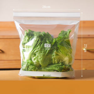 Food Storage Bags Leakproof Thickened Large Capacity Reusable Sealed Fresh-keeping Bag