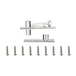 Concealed Metal Hinges with 360 Degree Pivots Function Rustproof Door Hinges Door Hinges for Secret Door and Cabinets