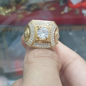 Nhẫn Nam Vesac Vàng Vonfram Cao Cấp (Có Ký Hiệu- Không Phai Màu) -Bảo Hành 5 Năm Dùng Thoải Mái Dùng Tắm Rửa