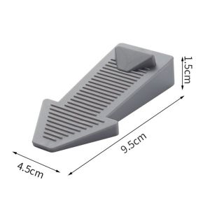 MERCUR Silicone Door Stopper Wall Protectors Anti Collision Doorstop  Fixed Floor Holder Bedroom
