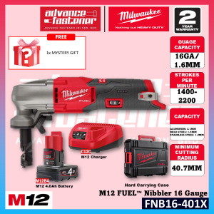 Milwaukee FNB16-401X / FNB16-0X M12 FUEL™ Nibbler 16 Gauge