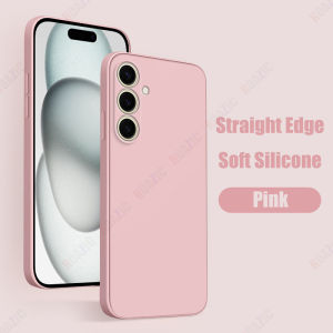 Roazic cho Samsung Galaxy S24 5G/S24 +/S24 Plus 5G/S24 Ultra 5G vỏ điện thoại mềm Silicone lỏng CẠNH VUÔNG Vỏ máy ảnh Vỏ bảo vệ Ốp lưng mỏng