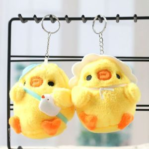 XUECHUANGYING plushie soft toy 抱枕玩偶 girls birthday gift Toys Gift Bag Pendant Car Key Ring Christmas Gifts Schoolbag Pendant Accessories Stuffed Animal Key Holder Keyring Plush