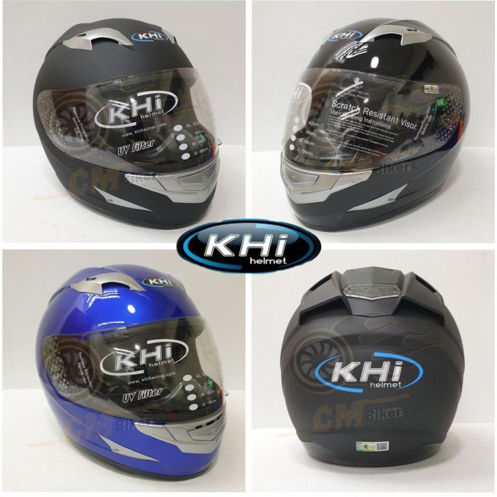 READY STOCK KHI K110 FULL FACE HELMET WITH SIRIM APPROVED (HIGH QUALITY) Lazada