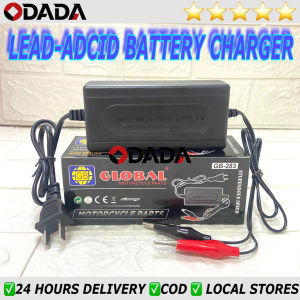 ODADA Full Automatic Lead-Adcid Battery Charger 2.0A 12V Car Motorcycle Battery Charger AC100V-240V Fast Power Charger