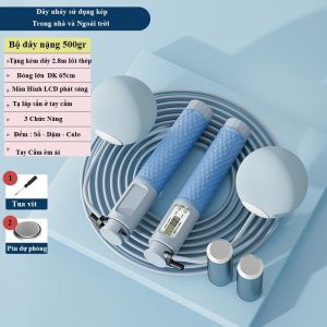 Dây Nhảy MÃ 3MH Thể Dục Đếm Số Vòng Tự Động Dây Tập Nhảy Không Dây Giảm Cân Tại Nhà