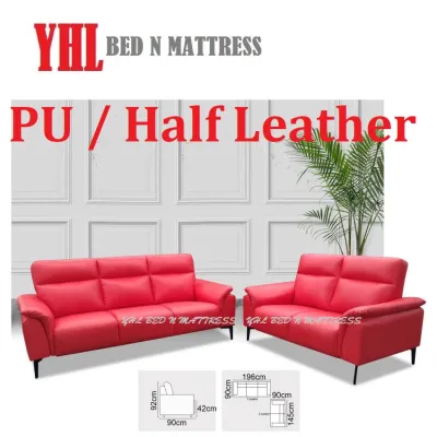 YHL Dons SF7721 PU / Half Leather 1 / 2 / 3 Seater Sofa