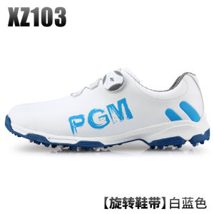 AUPGM Mens golf shoes featuring anti-slip soles waterproof design fixed cleats and a rotating lacing system – direct from the manufacturer