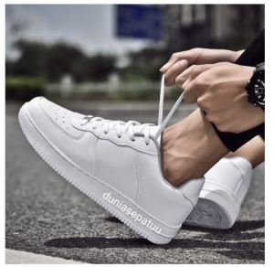 Sepatu  One Full Putih Full White Sepatu Sneakers Wanita