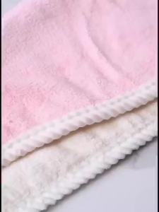 【 Double layer thickening 】 Dry hair cap quick drying super absorbent long hair quick drying adult student headband towel cute