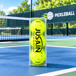 (Hộp x3) Bóng Pickleball Jusain 48 Lỗ - Tiêu Chuẩn USAPA Thi Đấu Độ Bền Cao Đường Bóng Chuẩn