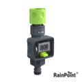 RainPoint Hose-end Water Flow Meter [ Real-Time Monitoring, Gallon / Litre, 0.5-8bar Water Pressure, 1-40L/min Flow Rate, 4 Modes, LCD Display, Single Button Operate, Battery Operated, IPX6 Waterproof, Hose, Garden, Lawn, Accessory, Tool, Home Living ]. 