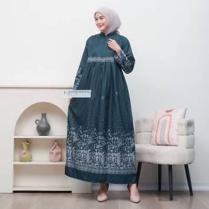 Gamis Set Hijab Kekinian Dewasa Set Hijab Terbaru 2025 Gamis Silk Terbaru Lebaran 2025 Dress Kekinian Dewasa Busui Kondangan Elegan Simpel