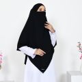 HIJAB KHIMAR NIQAB KHimar French Yoora JILBAB SAFETY MASK NIQAB JILBAB SYRIA TERBAIK  BERKUALITAS TERBARU. 