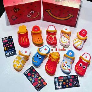 OKKFINE McDonalds Crocs Crocs Keychain Random Style Toys Gifts Mini Crocs Kawaii Crocs Keyring