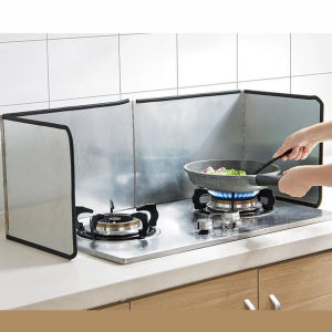 【Malaysia Spot Sale】4 Sided Foldable Stove Splatter Guard Cooking Splatter Screen Stove Splash Guard