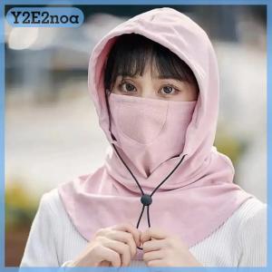 Y2E2noa New Windproof Warm Cap Winter Men Women Full Face Cover Fishing Hat With Mask Balaclava Hat Hooded Neck Warmer Hike Cycling Cap