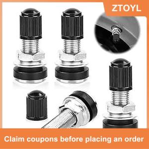 【ZTOYL】 2 cái xe máy bánh xe van 33mm xe máy xe tay ga xe đạp Quad không săm núi lốp van dustcap