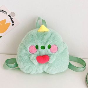 FGJEB Rabbit Cartoon Plush Backpack Pig Penguin Animal Plush Backpack Soft Shoulders Bag Cartoon Plush Schoolbag Children