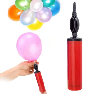 Inflator Balloon Pump Hand Held Balloon Tool Suit for Latex Balloon and Foil Balloon(color random)