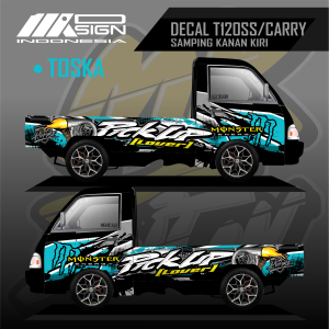 STIKER DECAL PICKUP CARRY PICKUP T120SS STIKER KABIN STIKER BAK SAMPING