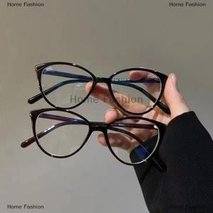 [COD] Home Fashion Personality Fashion Cat Eye Glasses Women Triangle Frame Party Computer Game Protection Eye Eyeglasses