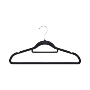 Hanger Baju Slim Bahan Plastik Velvet Beludru Plus Notch Mewah Elegan WMO IF5045
