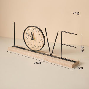 Đồng hồ gỗ chữ Love và Home decor trang trí siêu đẹp My Home DN272
