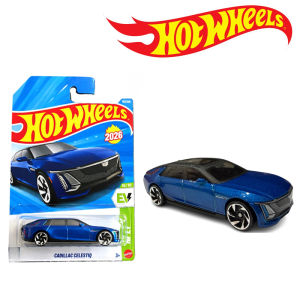 Mô Hình Siêu Xe Điện Cadillac Celestiq Màu Xanh Hot Wheels Chính Hãng