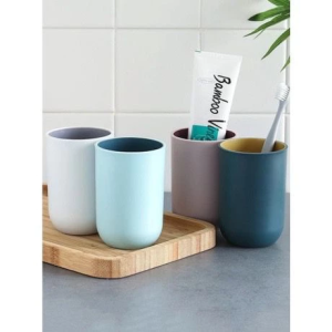 Gelas Sikat Gigi Cangkir Kumur Wadah Pasta Gigi Kamar Mandi Wastafel Multifungsi