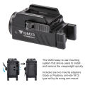 TrustFire GM23 800lm LED Glock Tactical Flashlight Equipped Quick Release and Disassembly Device USB Fast Charging Suitable for Universal Rail/Glock Rail/Picatinny 1913 Rail/Taurus Rail(Built-in Battery). 