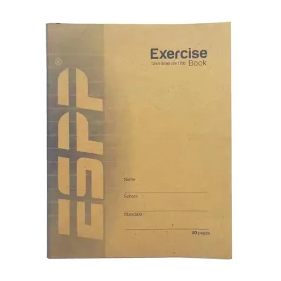 ESPP F5 Soft Exercise Book Broad Line 12mm 120B 80P Pack of 10