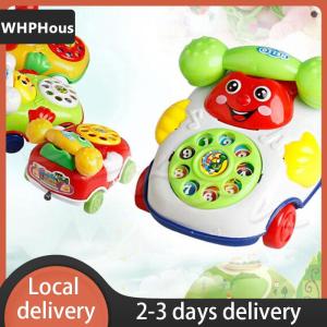 [COD] WHPHous Ship within 24 hours 1Pc baby toys music cartoon phone educational developmental kids toy gift
