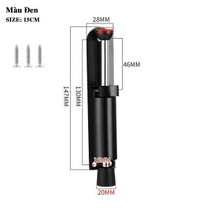 Bộ chặn cửa cao cấp 3DO - inox 304 không gỉ - Không khoan đục - Sử dụng băng dính 3M HOẶC vít - Nam châm hút cực mạnh