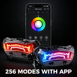 HOTSPEED Aerox v2 Tail Light 256 Modes RGB LED App Control VIVID Color Plug And Play NVX 2021