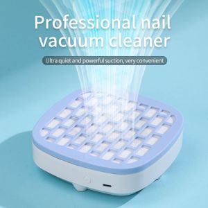 ELITEDEALSHUB Low Noise Nail Dust Collector Mini Powerful Suction Nails Dust Extractor  Manicure Tools Nail Fan Vacuum Cleaner