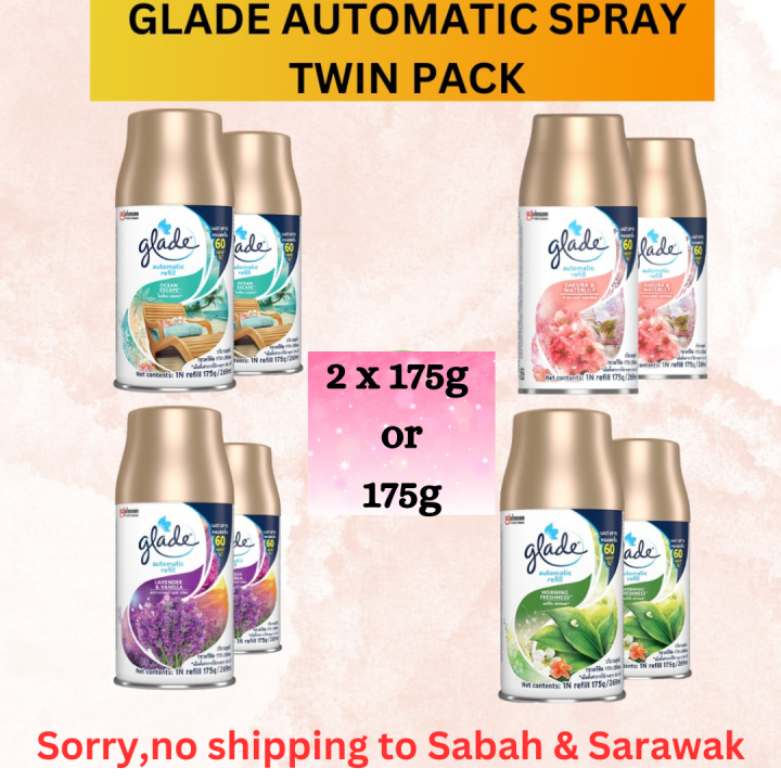 GLADE AUTOMATIC REFILL VALUE PACK 2X175G OR 175G (SAKURA 252ML) | Lazada