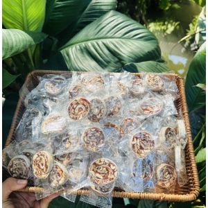 Tết - Kẹo chuối cuộn đậu siêu ngon - đặc sản bến tre - đồ ăn vặt